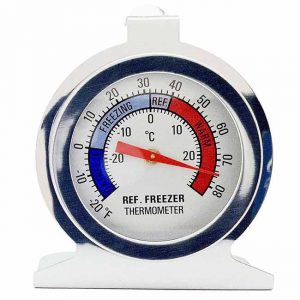 Θερμόμετρο ψυγείου αναλογικό inox